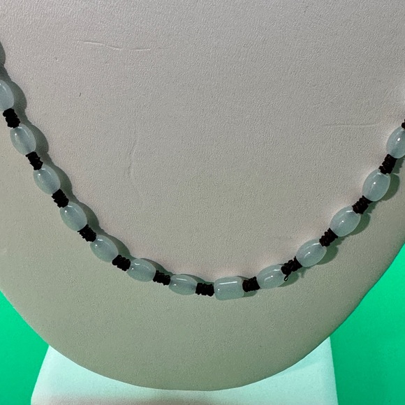 Elegant Jade Green Double-strand Necklaces. Each is Adjustable - Picture 7 of 10